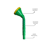 Pipe Shower Hose Pipe Rod, Sprinkler Head | Green Hose Nozzle Sprayer | HDPE Marlex Watering Wand | Gardening Shower & Durable Watering Tool for Plants & Cleaning | Explosion-Proof Showerhead | Available in Green Color
