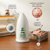 Himalayan Pink Salt Wellness Pure Inhaler Refillable Salt Therapy Inhaler