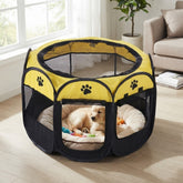 Portable Foldable Pet Playpen 8 Panel Puppy & Small Dog Play Tent
