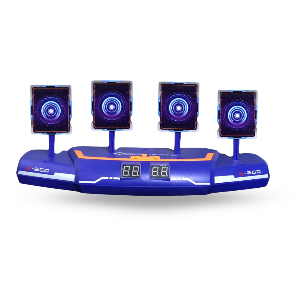 Electric Digital Target Scoring Game Platform | Automatic Reset, Multi-Player Shooting Target with LED Display, Sound Effects, and Multiple Difficulty Modes for Toy Guns