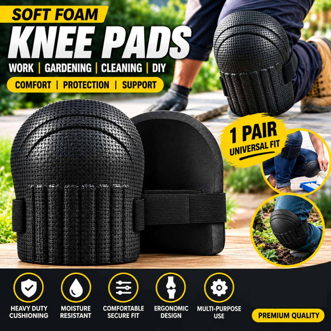 Knee Pads for Gardening, Flooring, Construction & Work Safety