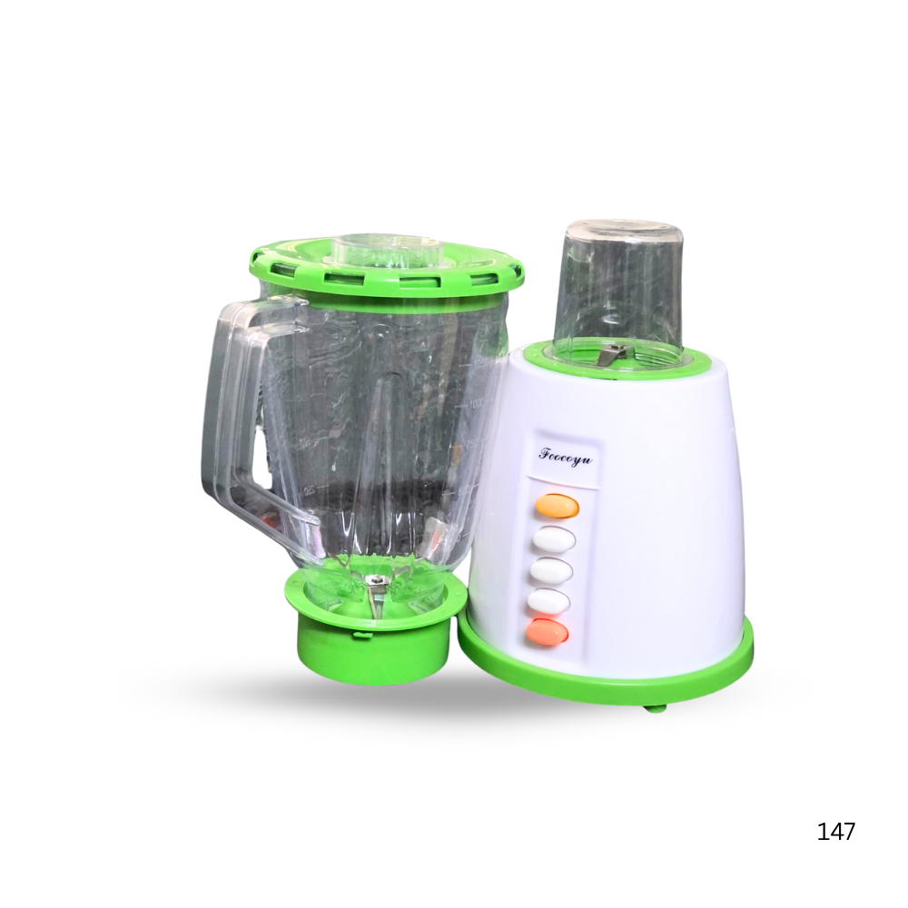 Electric Juicer Blender & Grinder | 2-in-1 | Multi-Speed Juice Extractor with Small Grinder/Chopper Cup, Easy Assembly & Cleaning | Ideal for Fruits, Vegetables & Spices