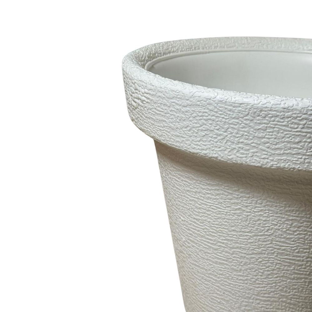 Plastic Flower Pots | 16 Inch Large | Premium Quality | Gamla for Decoration | Plastic Pots for Plants Indoor, Room, Terrace, Balcony & Gardens. | Plant Pots | Corner Decoration | Available In Green, Blue, White, Yellow, Red, Black & Grey Color.