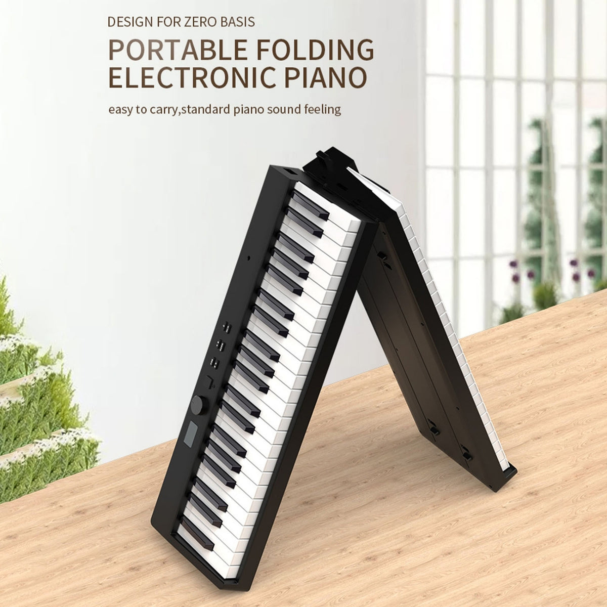 Professionnel Electronic Foldable Piano 88 Keys Rechargeable Digital Organ Piano