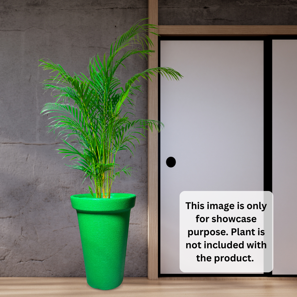 Plastic Flower Pots | Plant Pots | Premium Quality | Versatile Outdoor & Indoor Plant Containers | Gamla for Corner Decoration | Durable Pots for Plants, Nursery, Terrace, Balcony & Gardens | 16 Inch Large | Comes In Brown, Blue, Red, Green, Grey & Yellow
