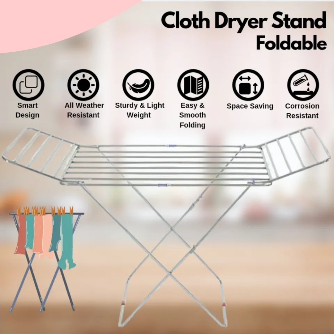 Foldable  Clothes Airer Drying Rack for Indoor & Outdoor Use