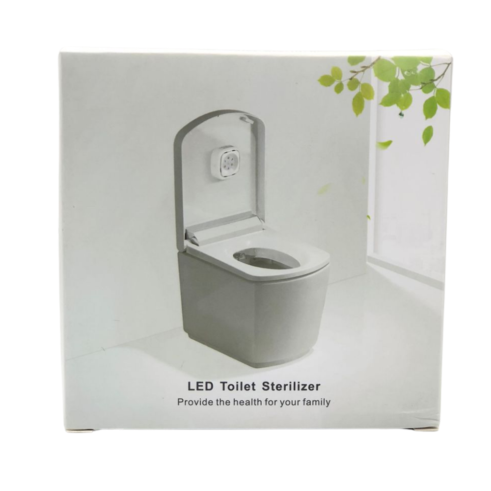 UV-C LED Toilet Sterilizer | 99% Sterilization Rate & 3-Minute Fast Clean | Rechargeable, Battery-Operated Solution to Remove Peculiar Smell and Provide Health for Your Family