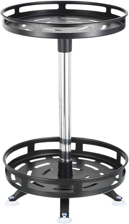 Uxcell 2-Tier Rotating Spice Rack Organizer
