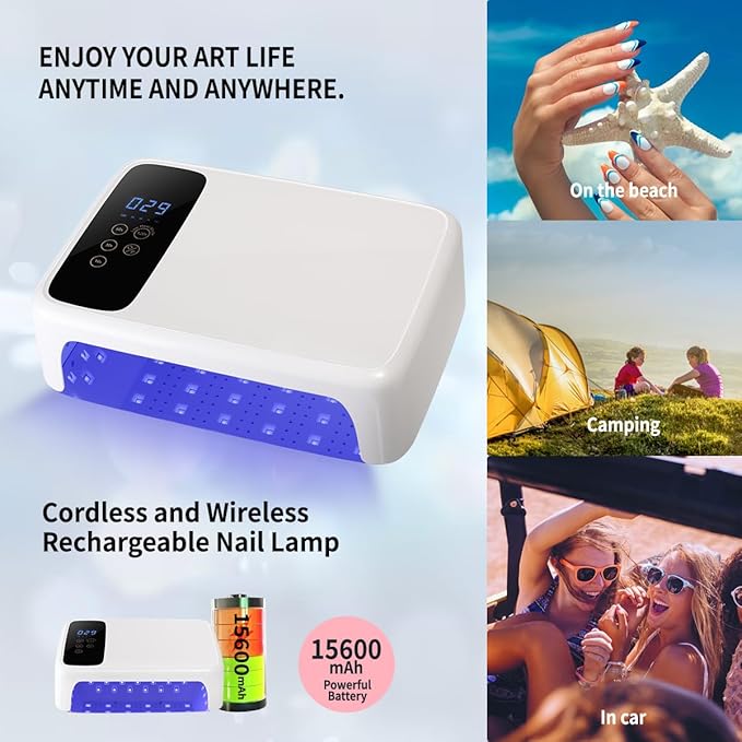 BETE Cordless Nail Lamp for Two Hands