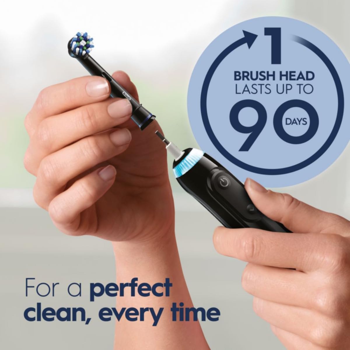 Oral-B Pro 5000 SmartSeries Rechargeable Toothbrush – Black, Bluetooth-Enabled