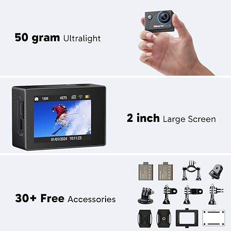 4K30FPS Action Camera Vision 3 UHD