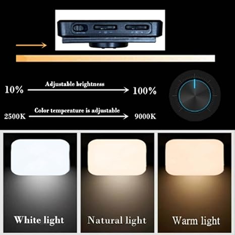 Photographic Video  Mobile Light for Tattoo Art, Food,Jewelry Shooting with tripod