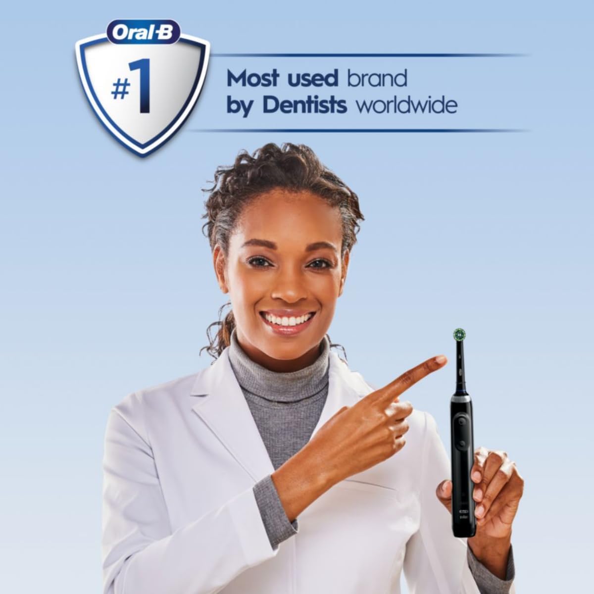 Oral-B Pro 5000 SmartSeries Rechargeable Toothbrush – Black, Bluetooth-Enabled