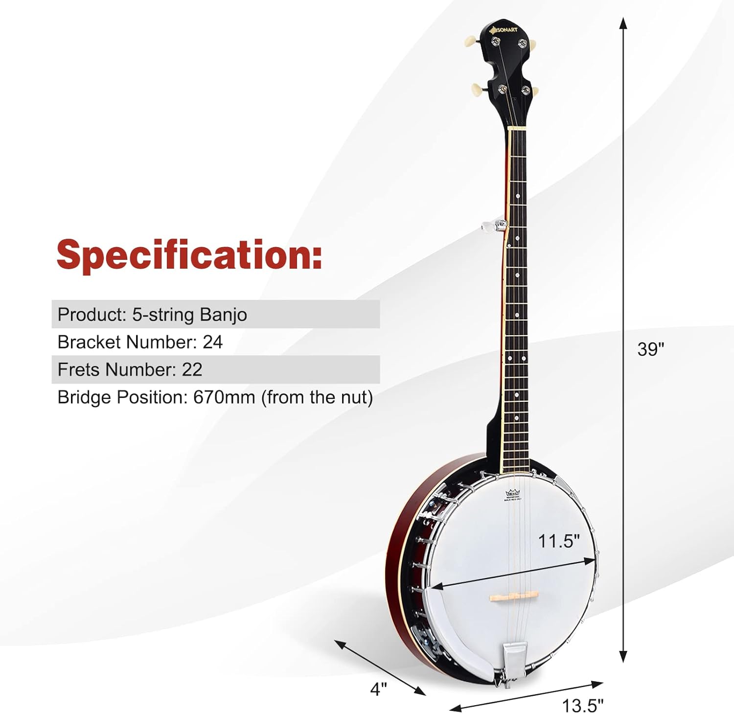 5-String Banjo Guitar