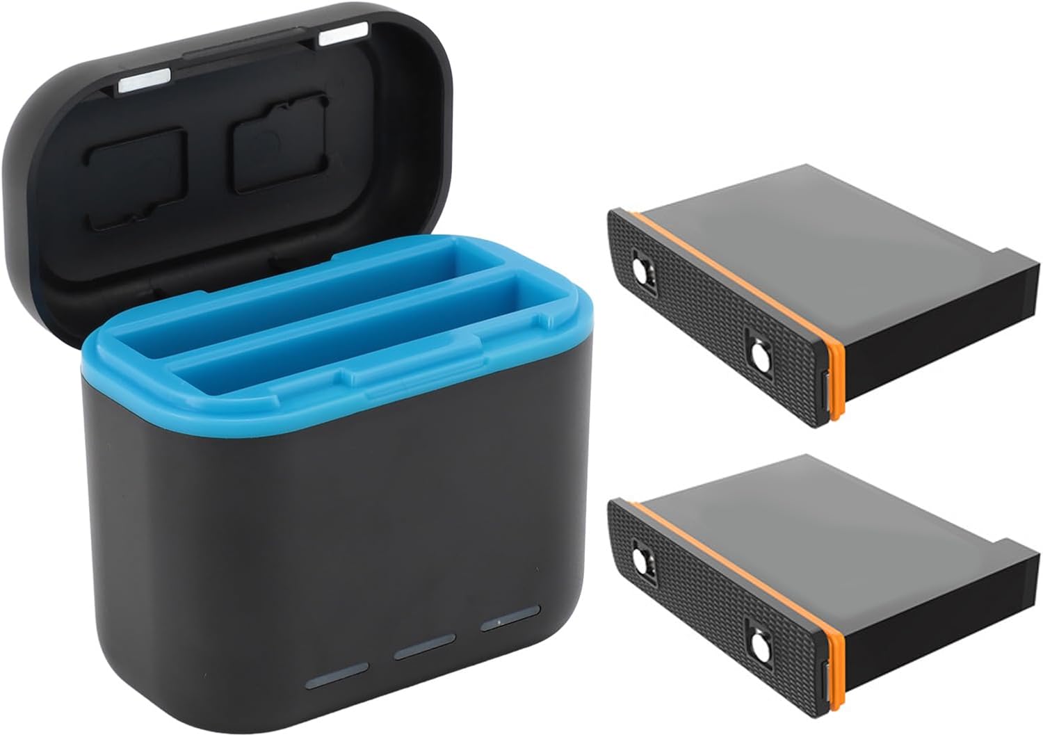 3-Channel Battery Charger Battery Charger Station with Type C Cable