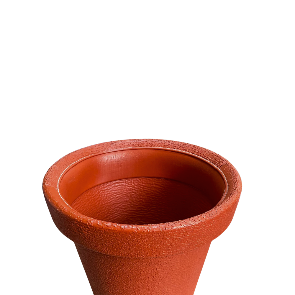 Plastic Flower Pots | Versatile Outdoor & Indoor Plant Containers | Premium Quality | Gamla for Decoration | Durable Plastic Plant Pots for Nursery, Room, Terrace, Balcony & Gardens | 16 Inch Small | Comes In Brown, Red, Blue, Grey, Green & Yellow