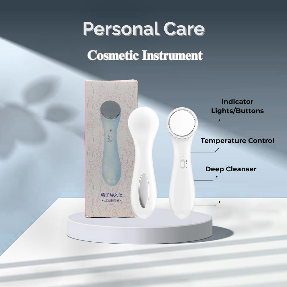 Electric Anti-Aging Face Massager | High Frequency Ultrasonic Microcurrent Skin Firming & Cleansing Instrument | Rechargeable Portable Beauty Device for Wrinkle Removal, Pore Cleansing & Skin Lifting with Temperature Control | Ideal for Skin Care