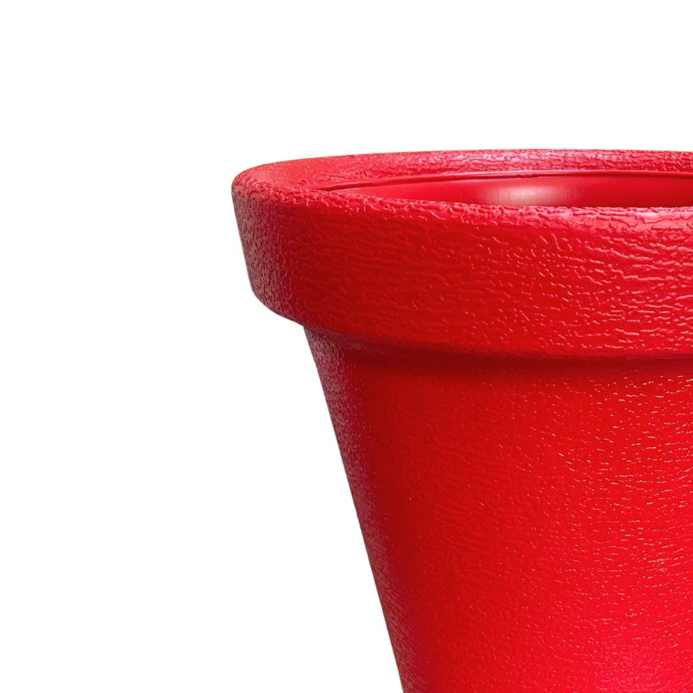 Plastic Flower Pots | Versatile Outdoor & Indoor Plant Containers | Premium Quality | Gamla for Decoration | Durable Plastic Plant Pots for Nursery, Room, Terrace, Balcony & Gardens | 16 Inch Small | Comes In Brown, Red, Blue, Grey, Green & Yellow