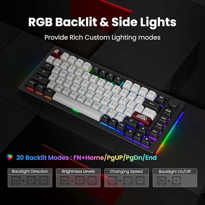 Akko 5075 Plus Gasket Mechanical Keyboard Wireless 3 Modes