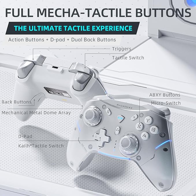 MACHENIKE G5 Pro Wireless Controller for Nintendo Switch, PC, Android, Windows, iPhone, iPad, TV