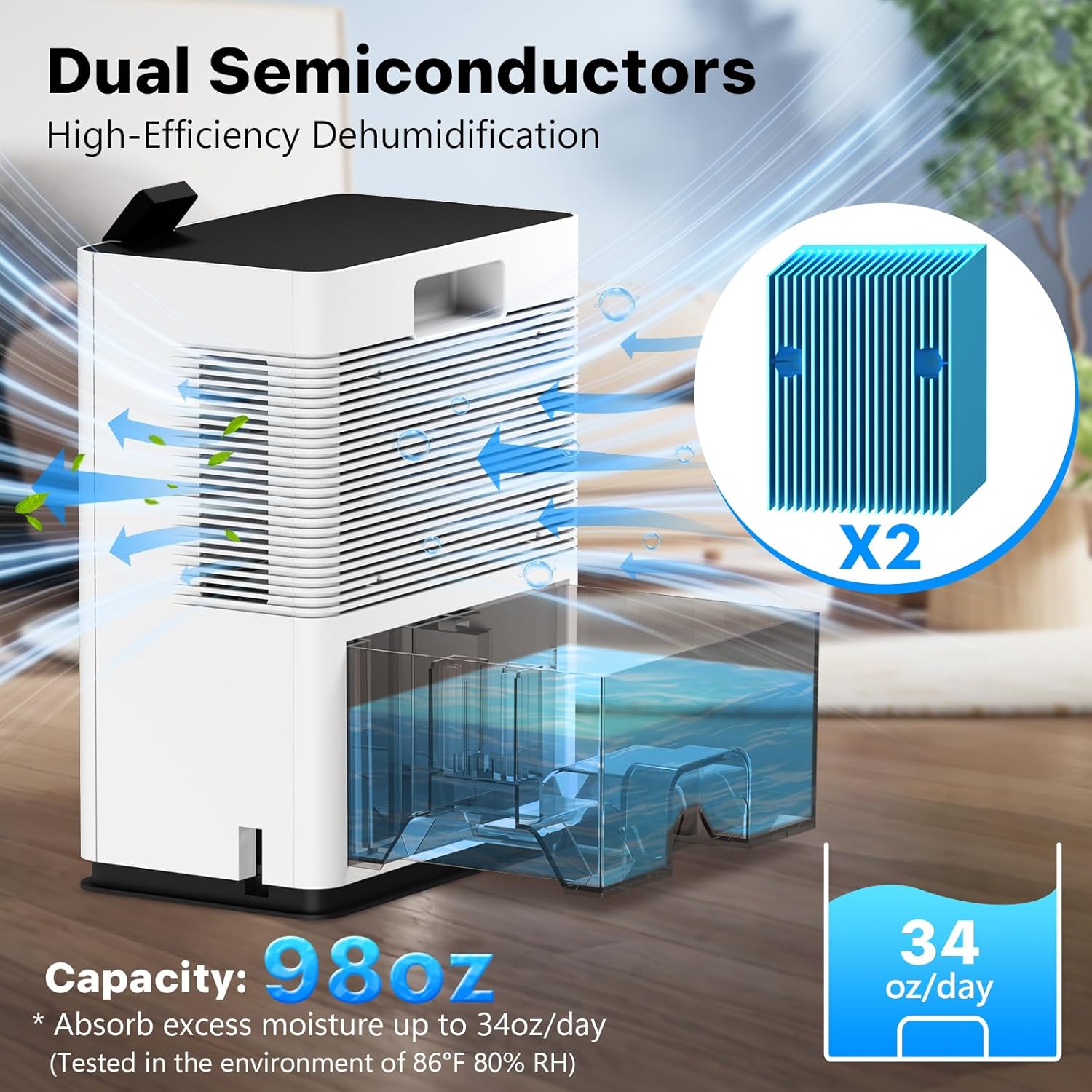 NineSky High-Efficiency Dehumidifier