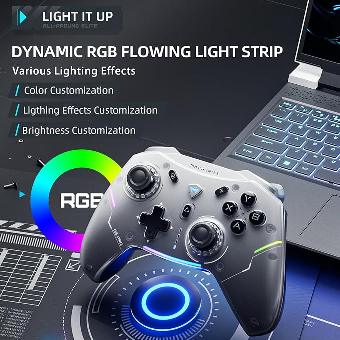 MACHENIKE G5 Pro Wireless Controller for Nintendo Switch, PC, Android, Windows, iPhone, iPad, TV
