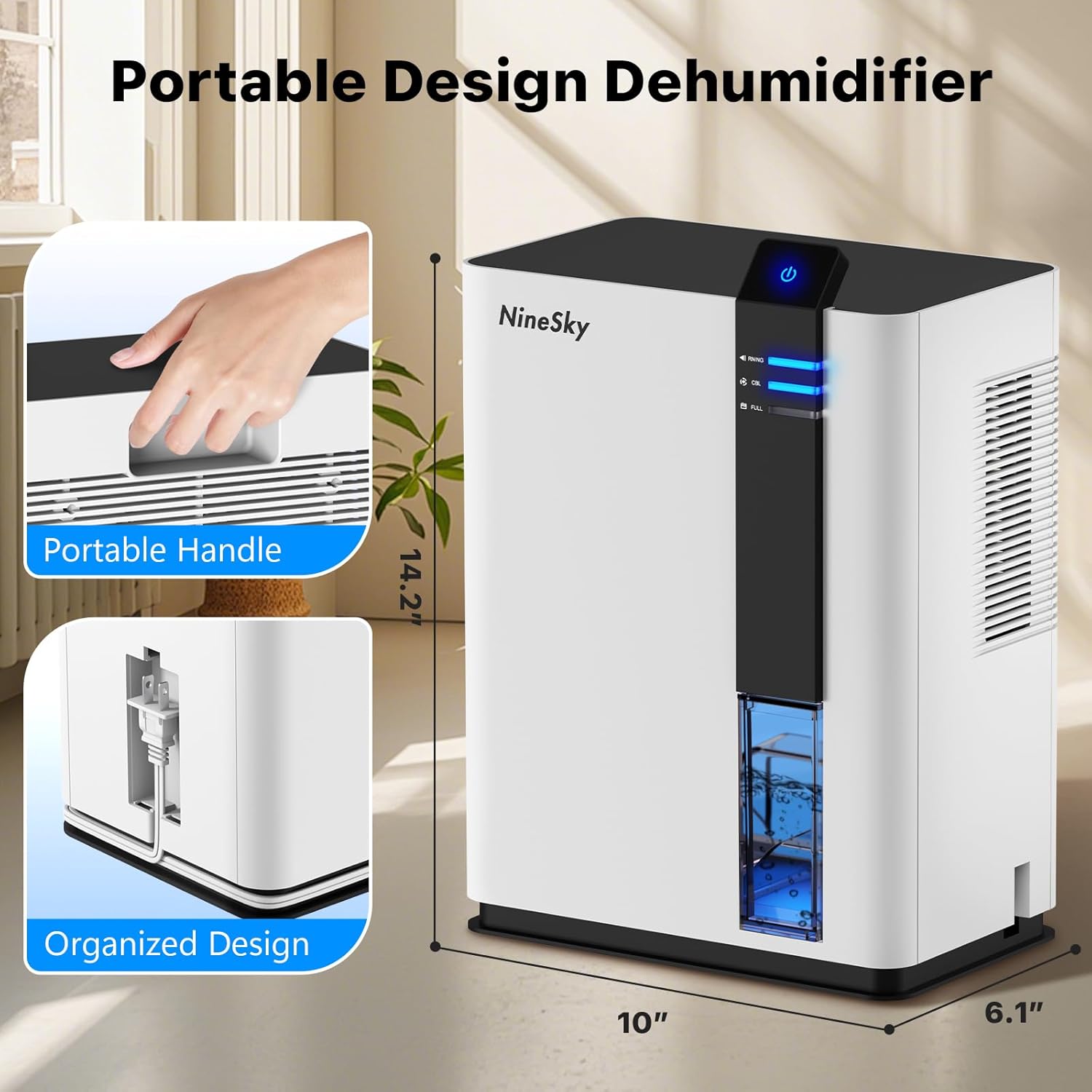 NineSky High-Efficiency Dehumidifier