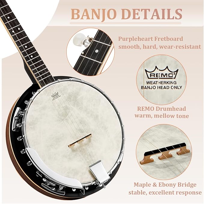 5-String Banjo Guitar
