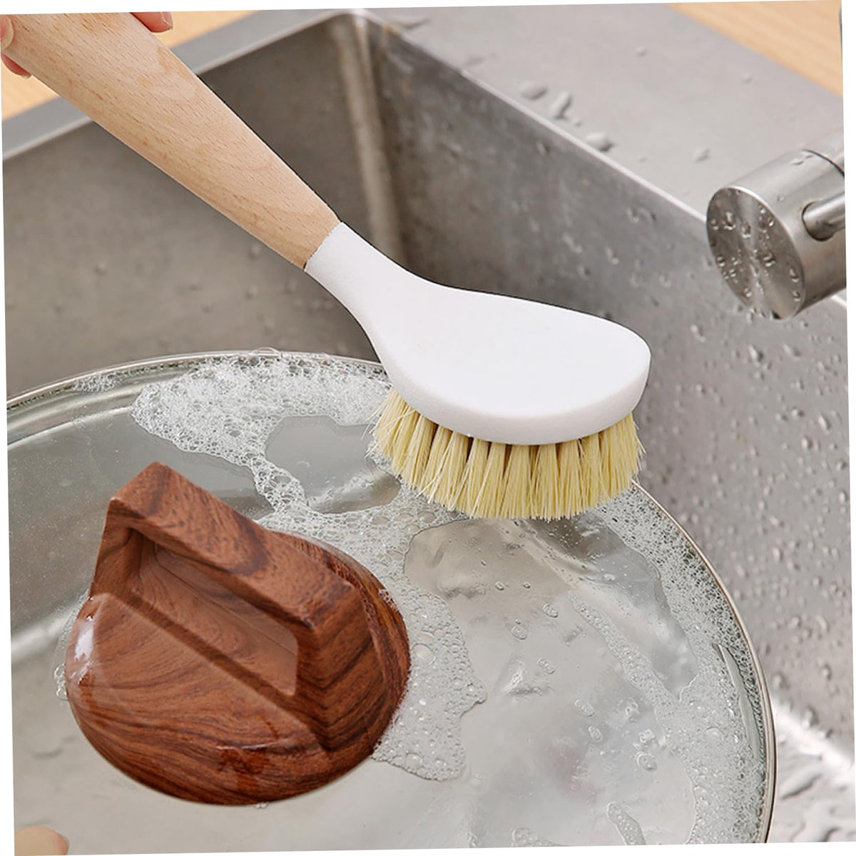 Kitchen Dish Brush With Handle