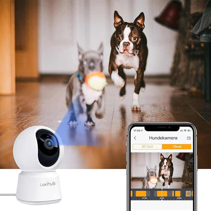 LAXIHUB Pet Baby Cam with Phone App WiFi