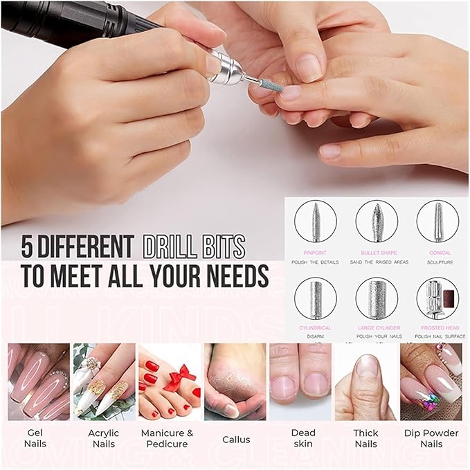 Professional Electric Nail Drill Set