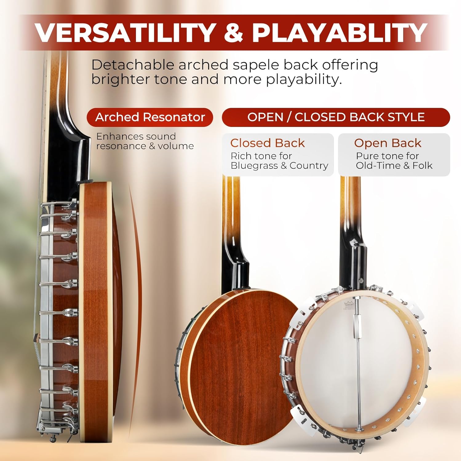 5-String Banjo Guitar