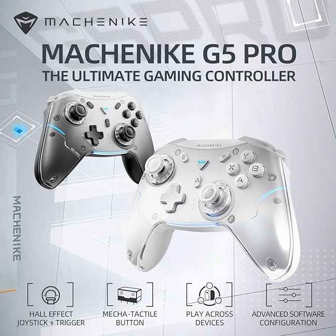 MACHENIKE G5 Pro Wireless Controller for Nintendo Switch, PC, Android, Windows, iPhone, iPad, TV