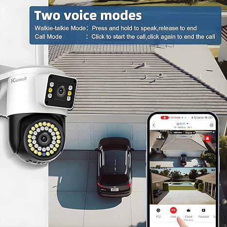 Dual Lens WiFi Outdoor Security Camera