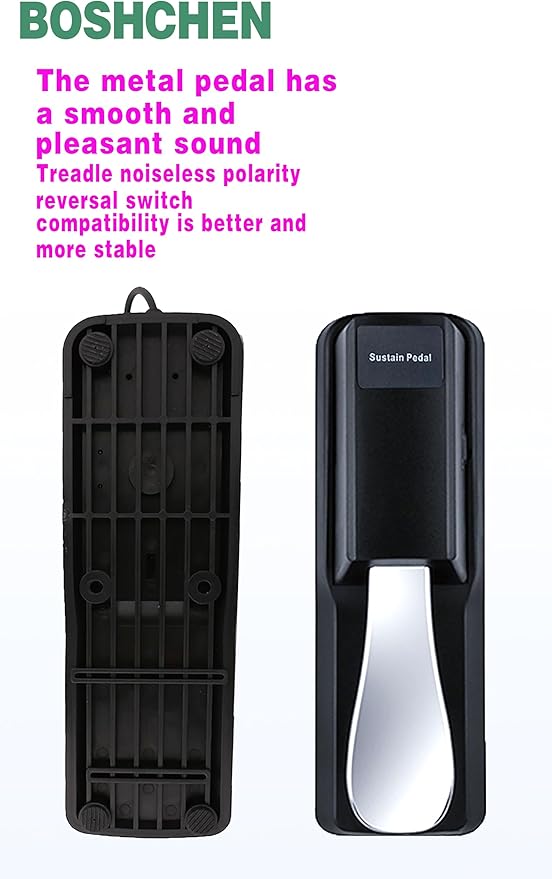 🎹 Universal Piano Sustain Pedal with 6.35mm Jack Plug – 1.6m Cable