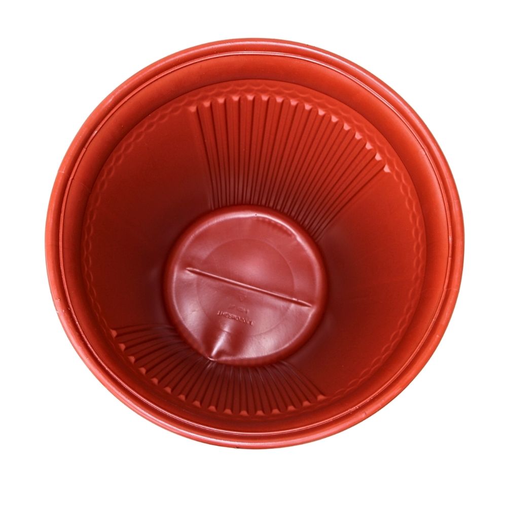 Plastic Flower Pot | Premium Quality Gamla for Decoration | Plastic Pots for Plants Indoor, Room, Terrace, Balcony & Gardens. | Plant Pots | Corner Decoration Items | Available In Brown Color.