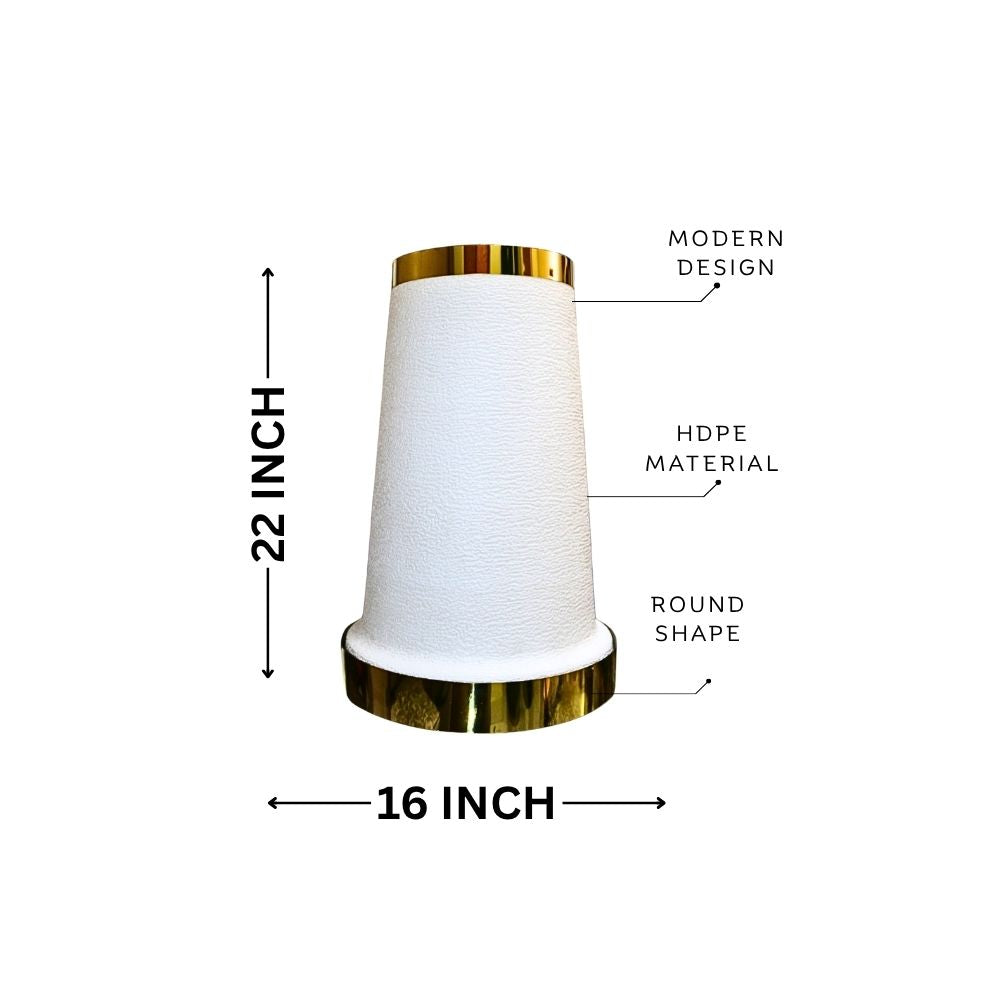 Corner Flower pot (Metal Ring Neck)