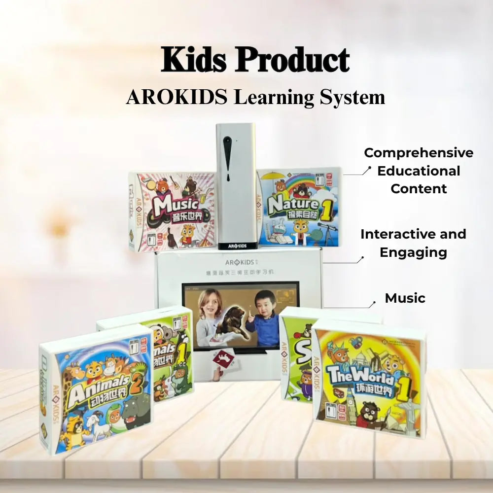 AROKIDS Learning System with various educational modules