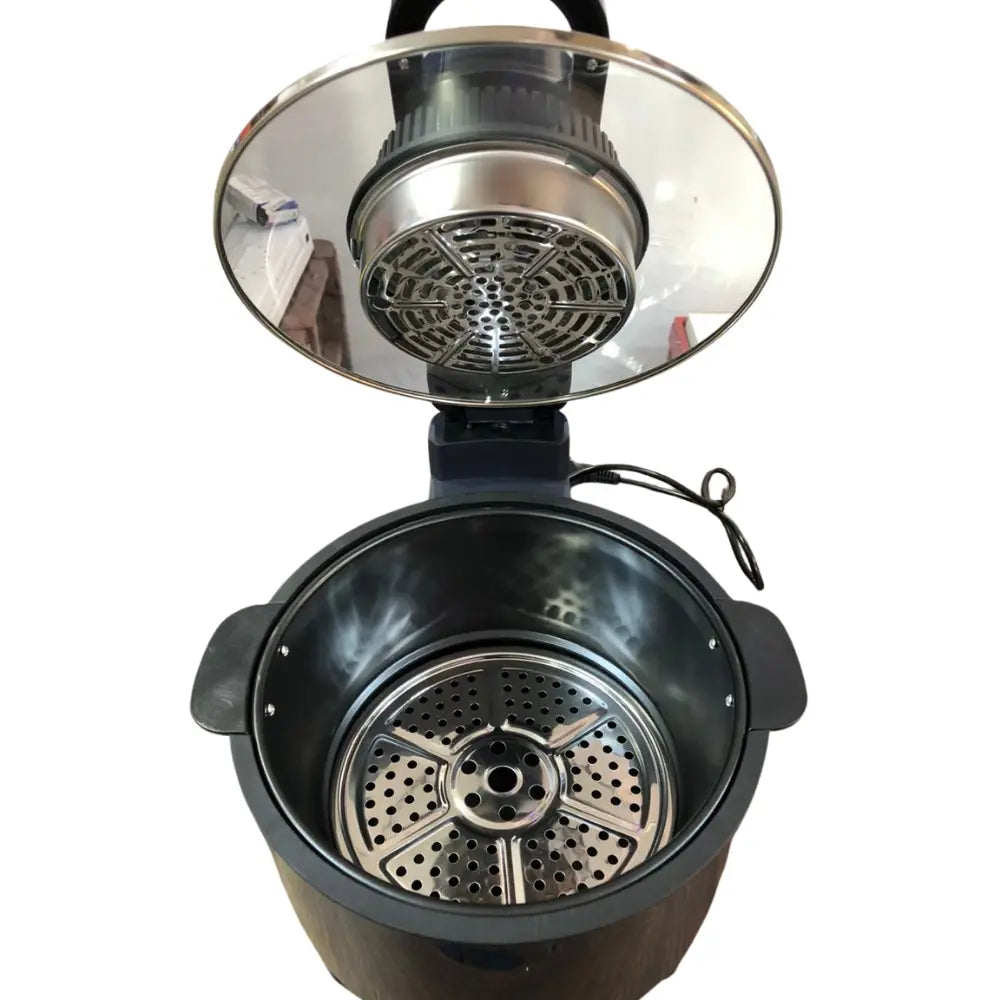 Air Fryer Container with open lid