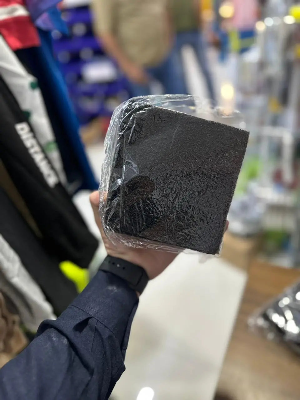 Black foam cleaning sponge eraser