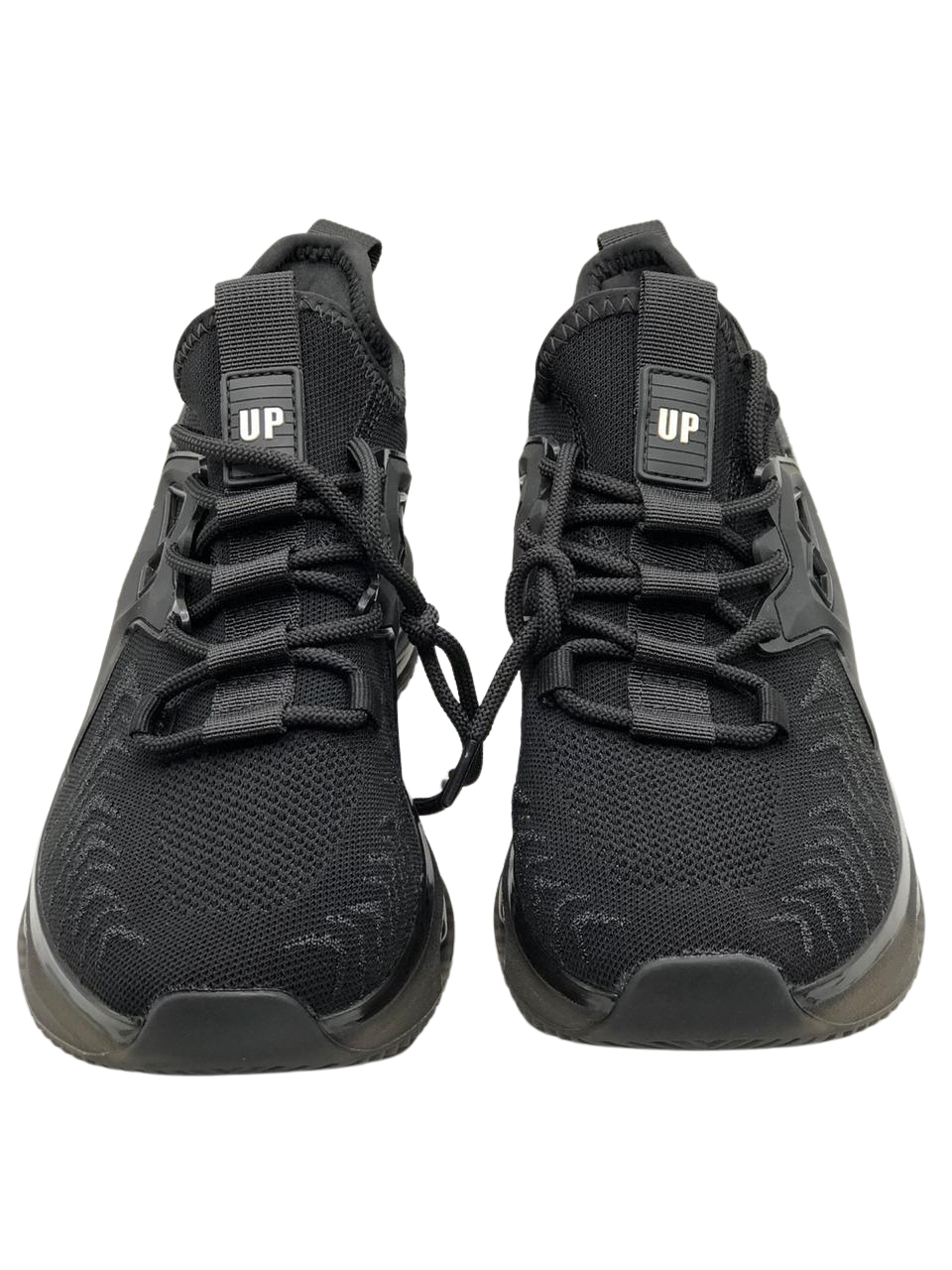 Black Mesh Athletic Shoes