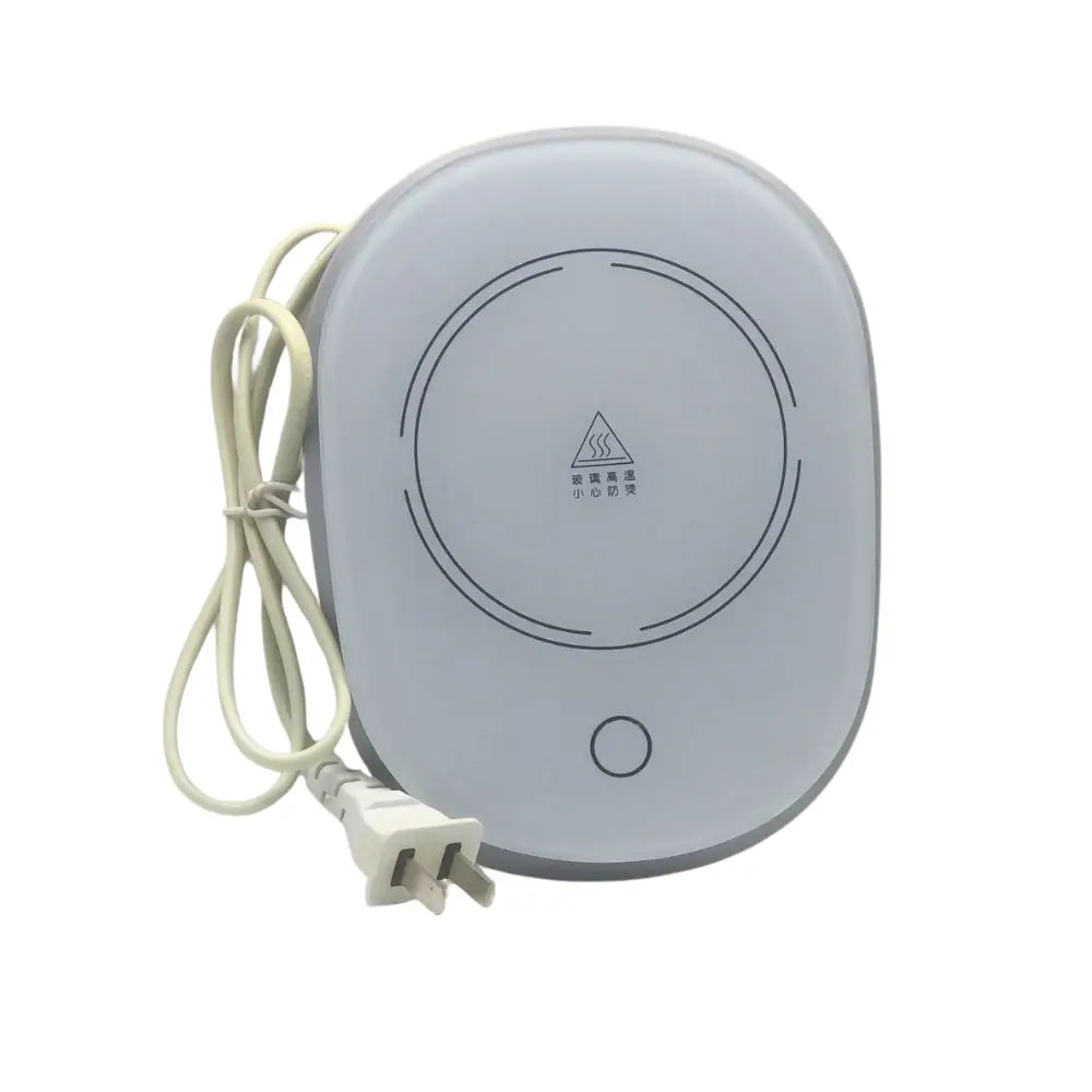 Round electric heating element for placing mug with power cord