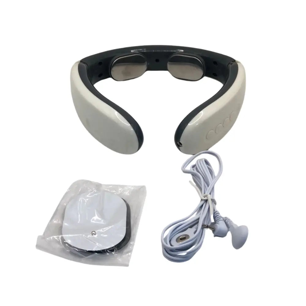 Neck and shoulder massager with packaging and cable