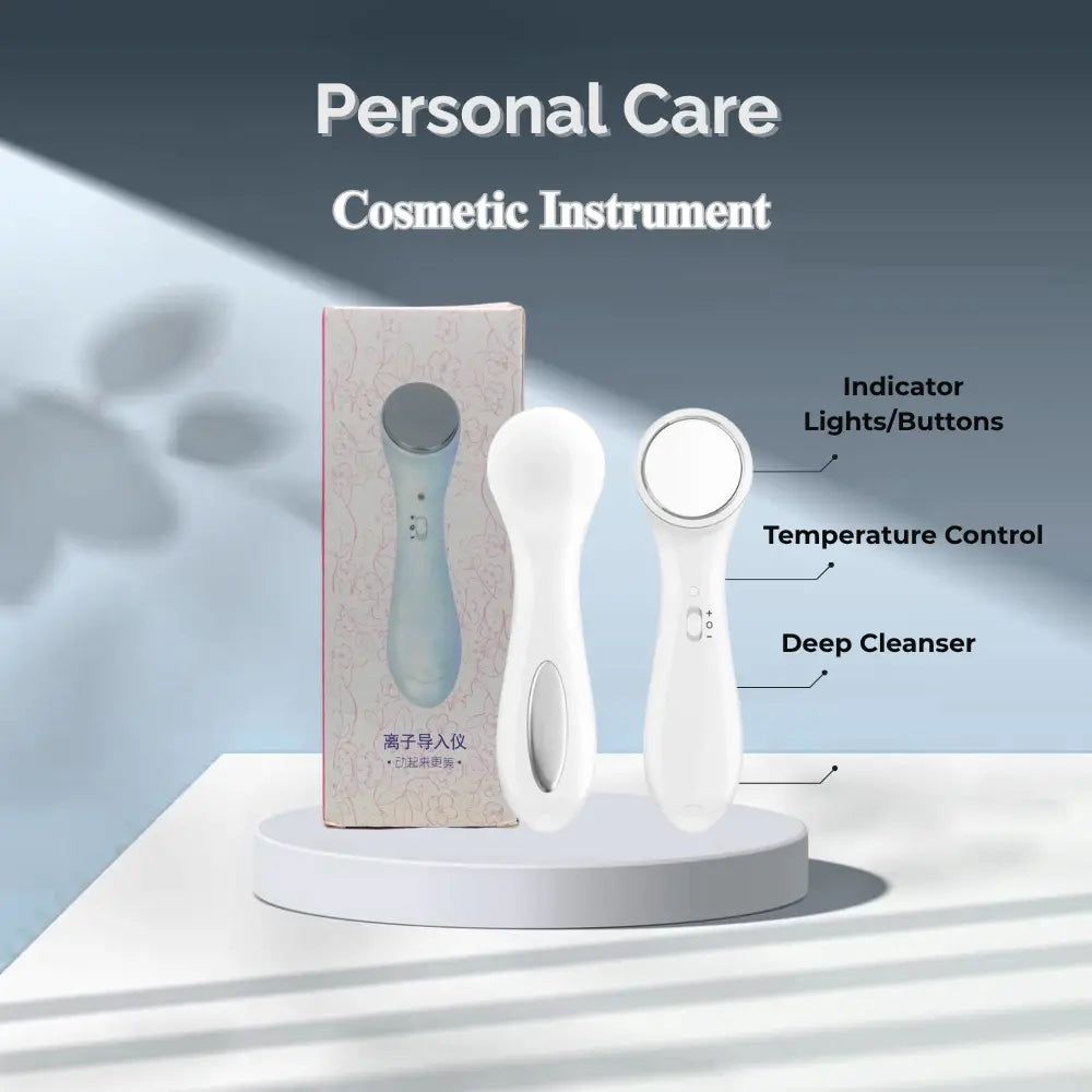 Cosmetic Instrument of Anti Aging Face Massager with packaging