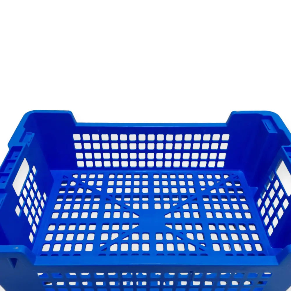 Blue frozen crate