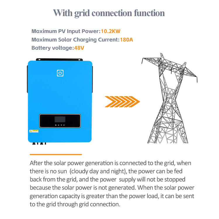 Solarup Wholesale 180a 10.2kw 10kw 48v off Grid Pure Sine Wave Mppt All in One Solar Charge Controller Hybrid Inverter