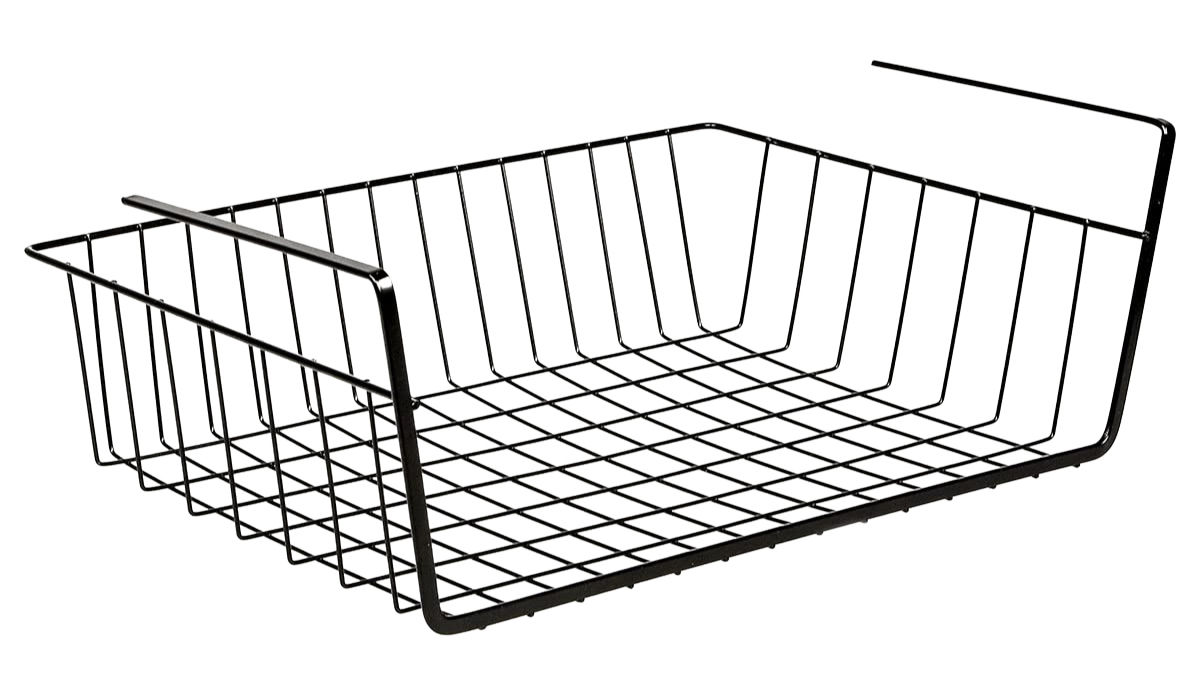 Hanging Shelf Under Table Basket Storage Holder