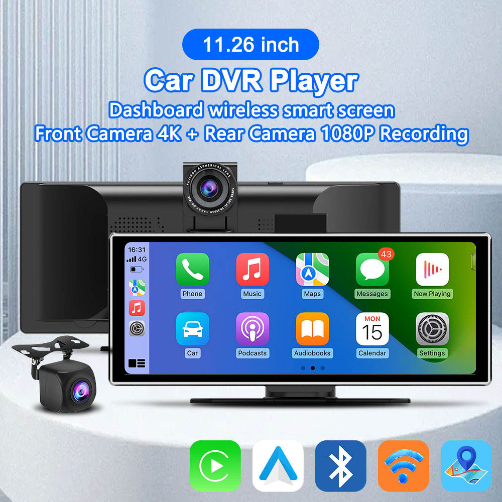 car player Wireless Car Play Portable Car Touch Screen with Hd Camera