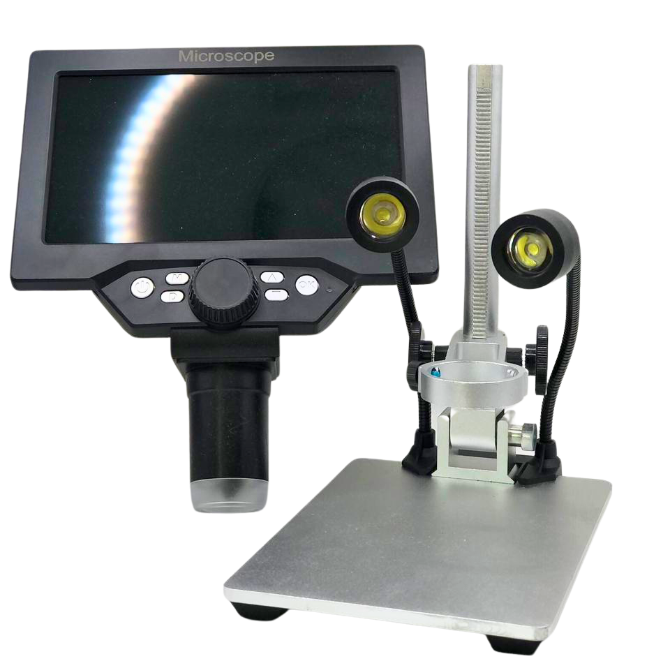 Digital Microscope with LCD Screen and Stand