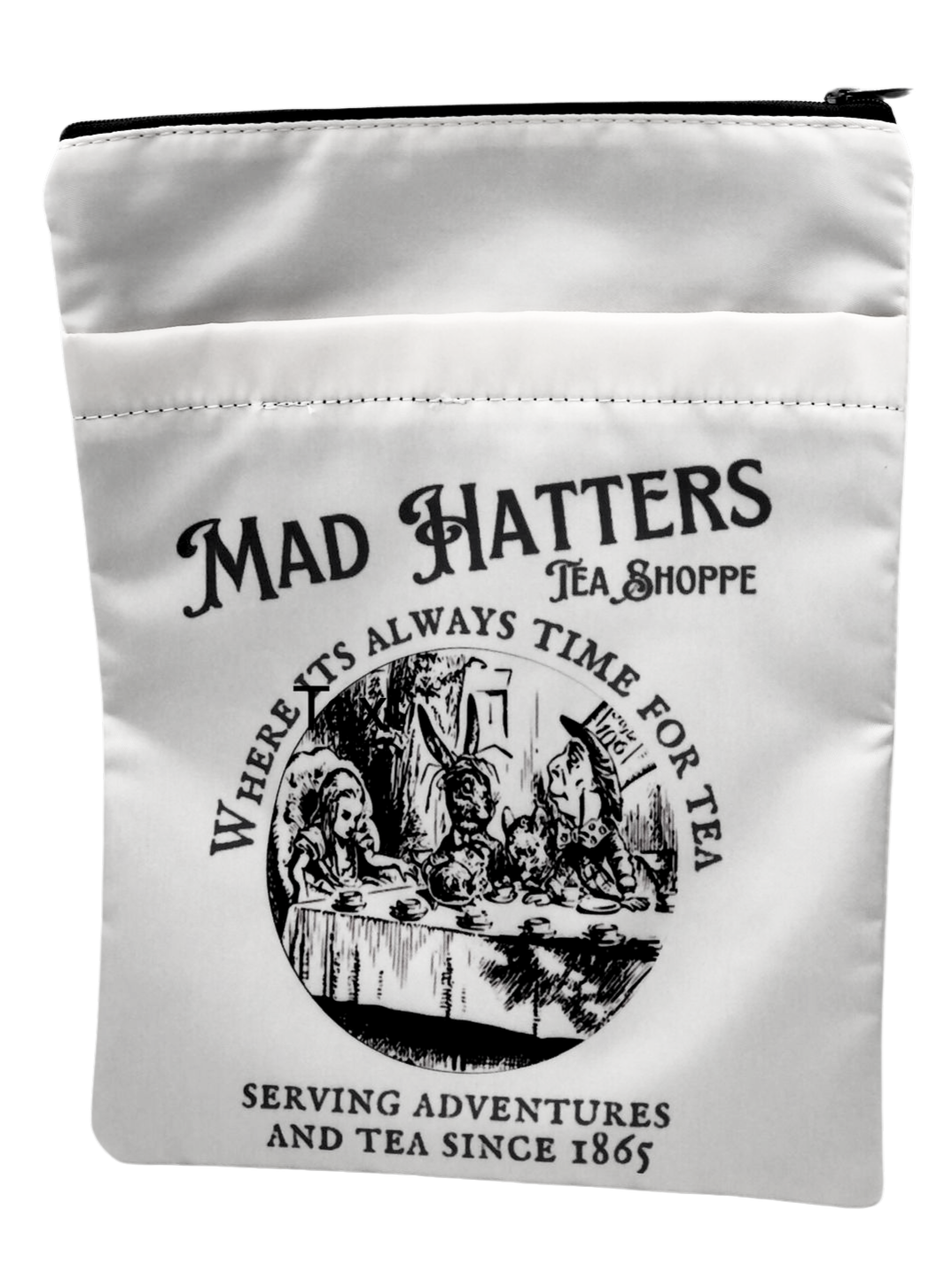 Mad Hatters Tea Shoppe Zip-Up Pouch